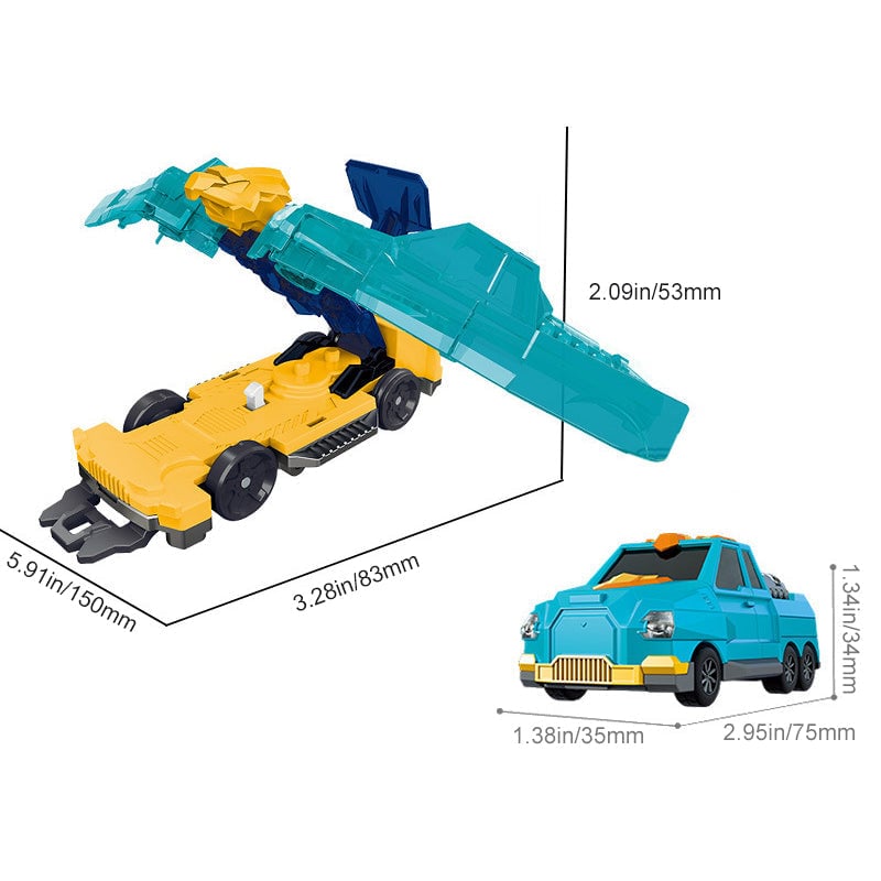 Flip Stunt Car Toy ABS | Self-Triggering Jump, Flip & Shape-Change Action | No Battery, Reusable, Impact-Resistant 5