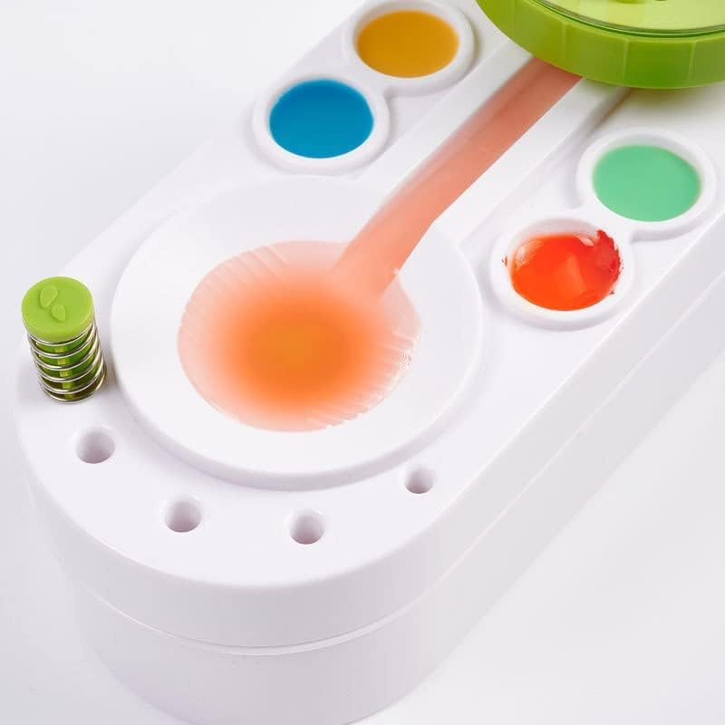 One-Tap Brush Cleaner ABS Water Tank | Push-Button Fresh Water Rinse | Recirculating System Saves Water & Time 4