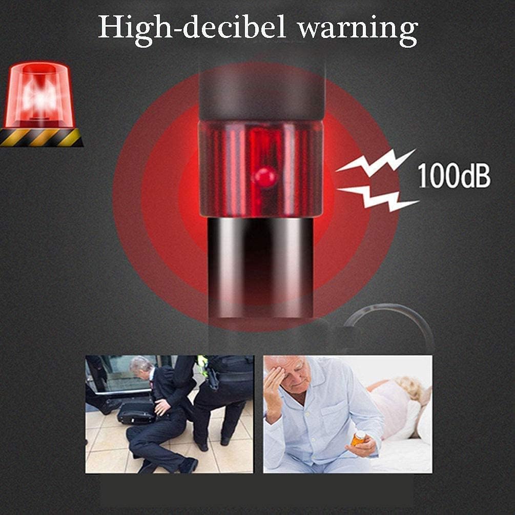 Walking Stick for Elderly | LED Torch & SOS Alarm | Adjustable 73-95.5 cm Foldable Aluminium Alloy Cane with Radio, 500 g 4