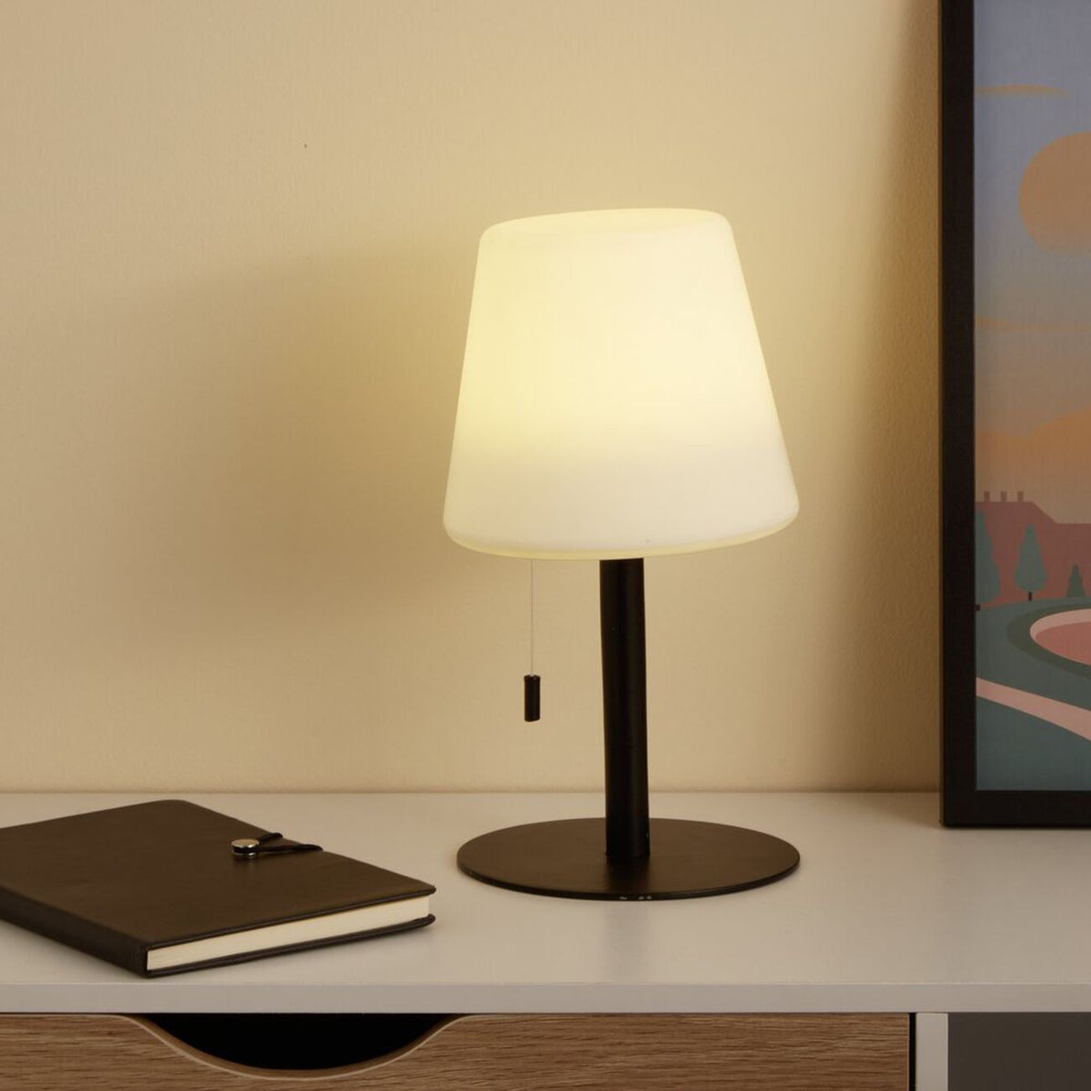 Cordless Rechargeable Table Lamp | IP65 Waterproof, 16 Colours | Dimmable, 2000 mAh USB Charging, 8-12 Hour Runtime 10