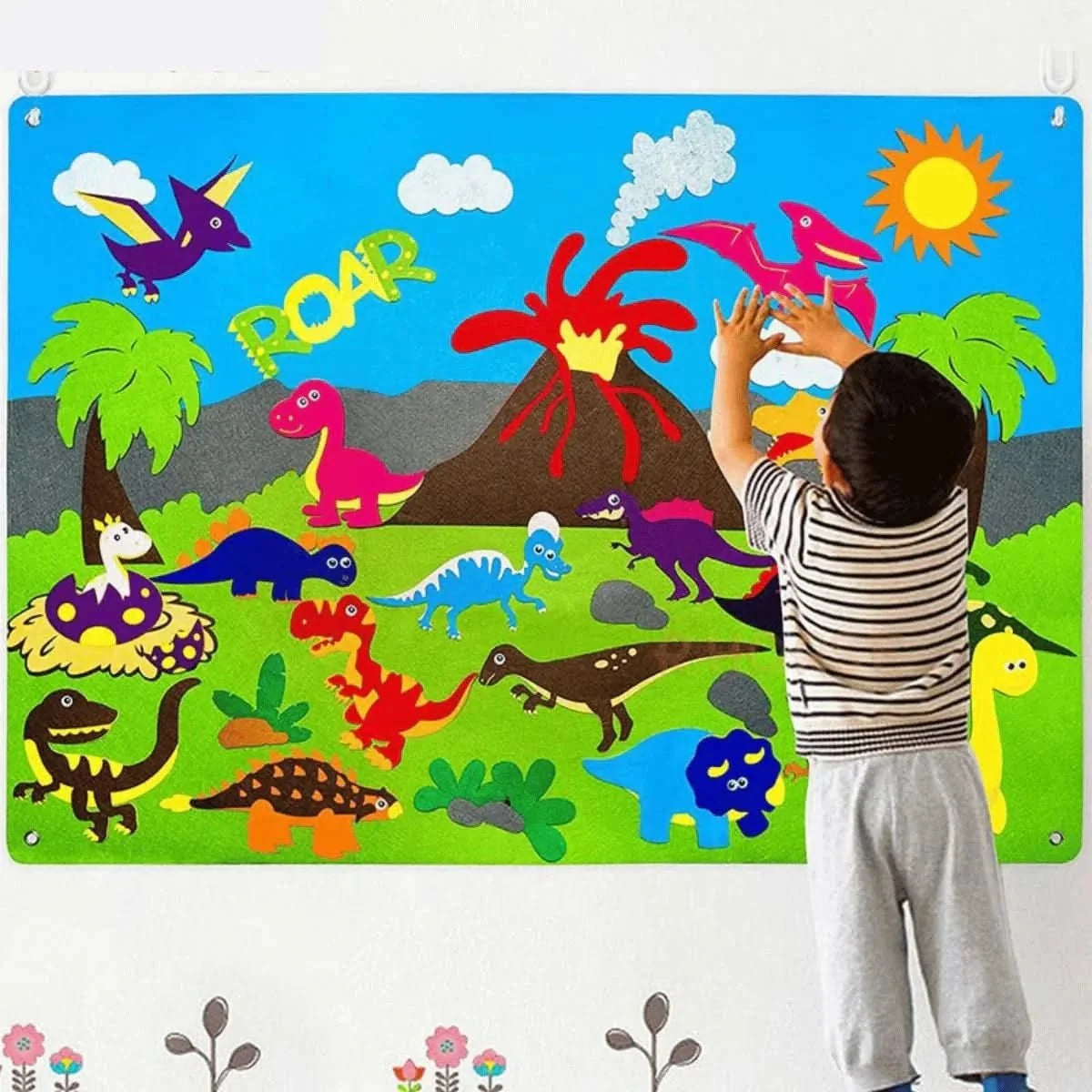 Variant image for Tierfilzbrett – Interaktives Lernspielzeug für Kinder Ab 3 Jahren, Kreatives Spielzeug Für 3 Jährige-5