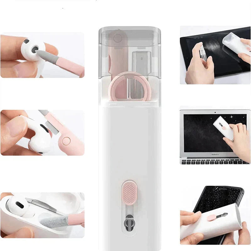 7-In-1 Electronics Cleaning Kit | Keyboard Brush, Keycap Puller and Screen Cleaner | Compact Multi-Tool for Devices