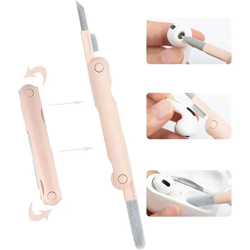 7-In-1 Electronics Cleaning Kit | Keyboard Brush, Keycap Puller and Screen Cleaner | Compact Multi-Tool for Devices