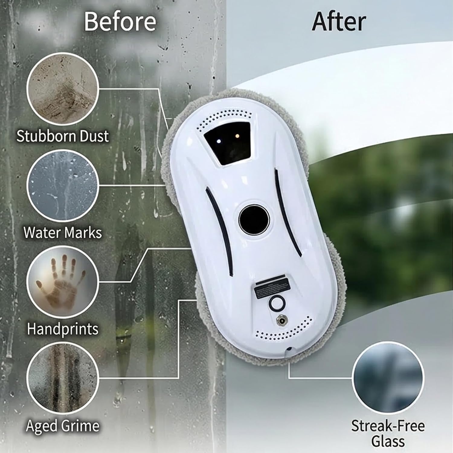 Intelligent Window Cleaning Robot | Suction Glass Cleaner