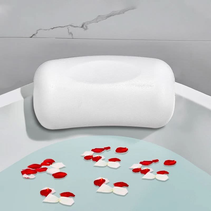 Bath Pillow Water-Repellent Foam | Ergonomic Neck & Shoulder Support | Non-Slip, Quick-Dry, Wipe-Clean Comfort for Bathtub 1