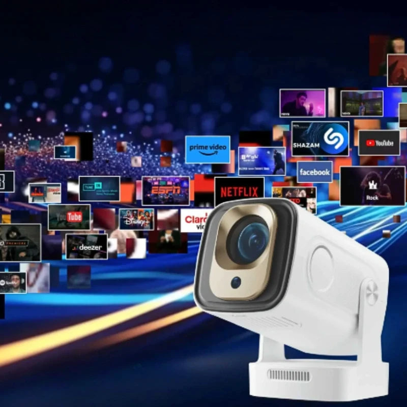 Portable Projector 1080P Full HD | Auto Focus, 200 ANSI Lumens | Remote Control, Compact ABS Travel-Friendly Design 3