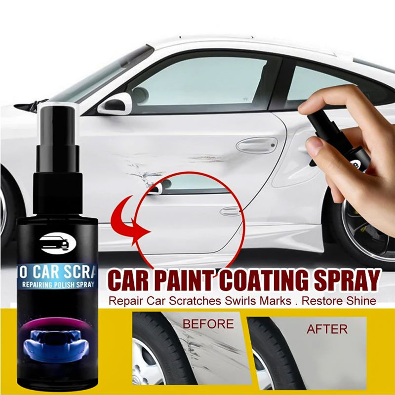 Car Scratch Repair Spray | 9H Ceramic Coating & Shine Restorer | Removes Scratches, Stains, Stone Chips & Water Marks 7