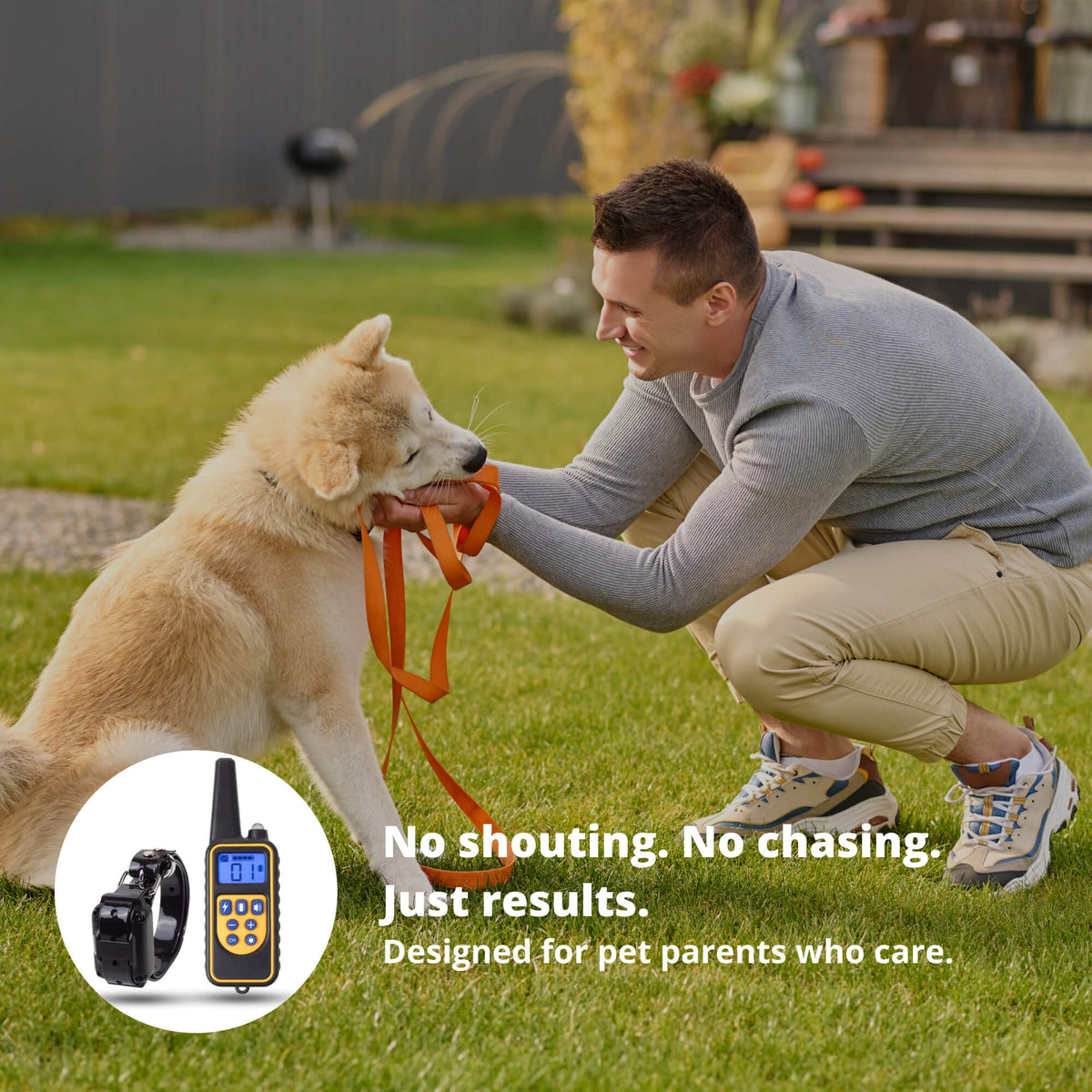 Rechargeable Dog Training Collar | Waterproof with Long-Range Remote Control | Adjustable Beep, Vibration & Static Modes 3