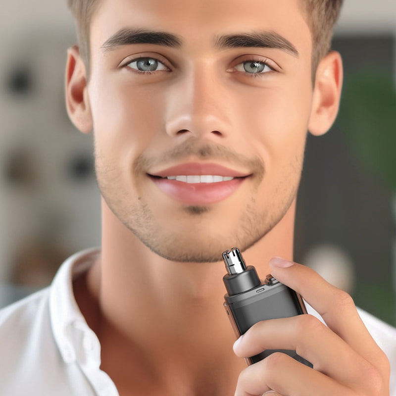 Nose & Ear Hair Trimmer for Men | Waterproof USB-C Fast Charging | Painless Precision Blade for Sensitive Skin 10