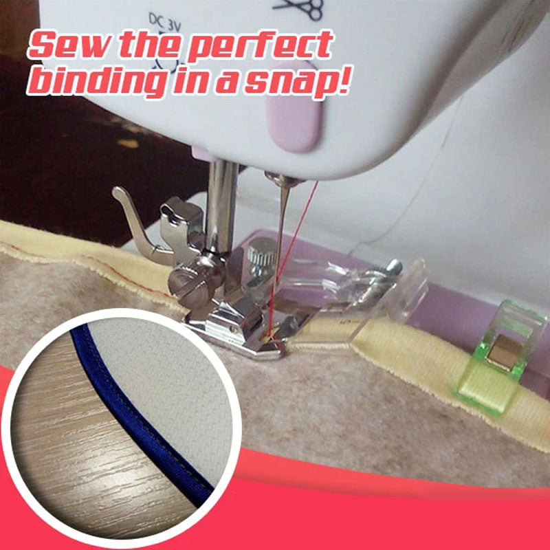 Bias Binder Presser Foot | Adjustable 5-20 mm Width, Snap-On Fit | Fits Brother, Singer, Babylock and More Sewing Machines 7