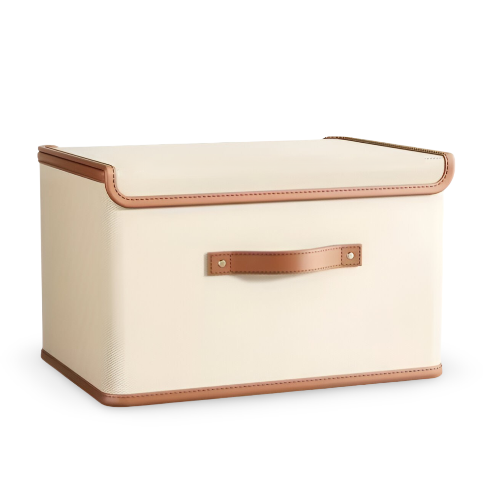 Foldable Storage Box Lid Oxford Fabric Household with Carry Handles 4