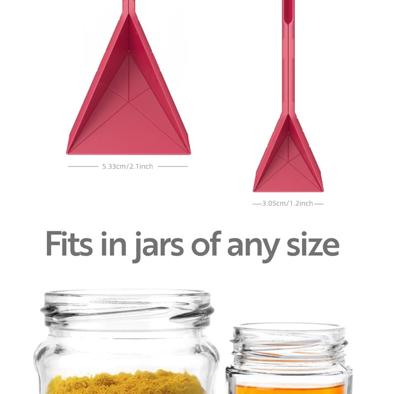 Folding Measuring Spoons Set | 6 Sizes for Dry and Wet Ingredients | Magnetic Storage Sticks to Fridges and Cabinets 8