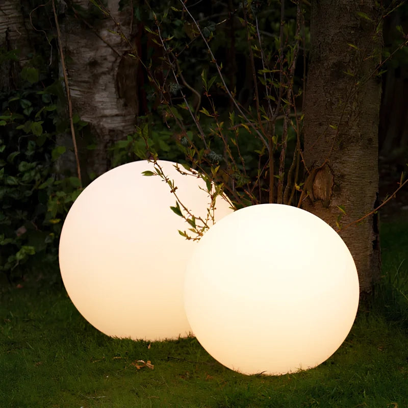 Spherical LED Garden Light 12 to 25 cm | 16-Colour Remote Control, USB Rechargeable | Weather-Resistant, Solar Powered Option 23