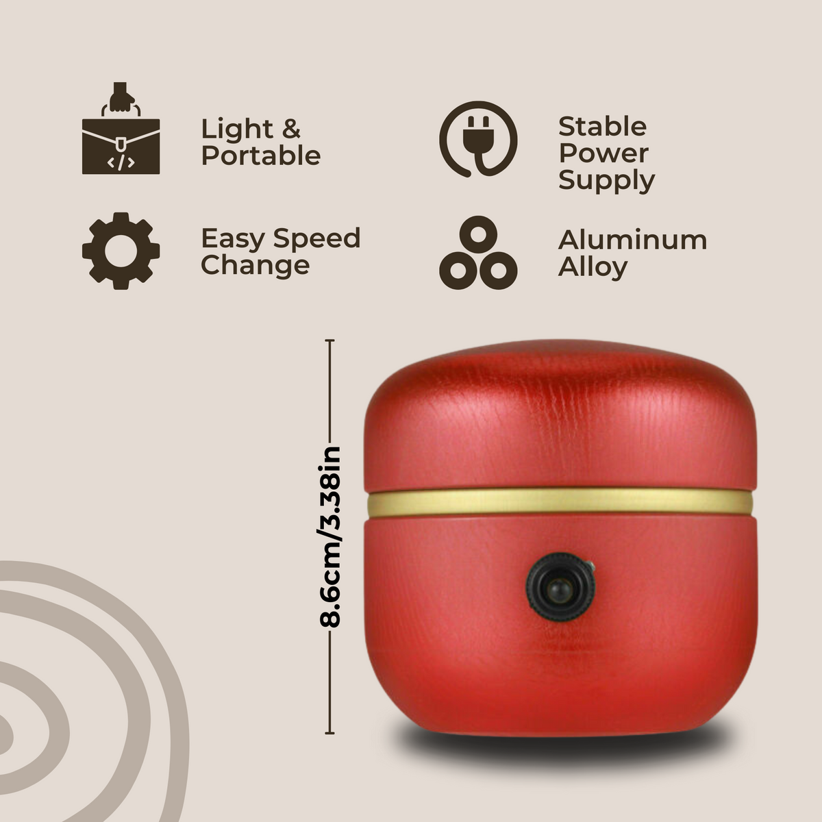 Mini Pottery Wheel Machine | Adjustable Speed up to 1500 RPM, Quiet Motor | Includes 8 Sculpting Tools for Beginners 4