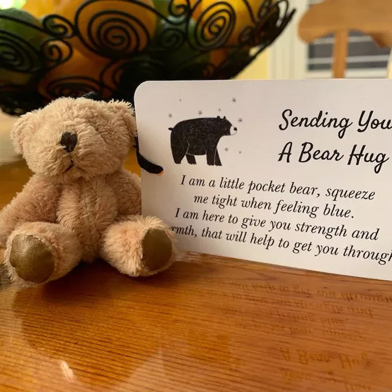 Plush Bear Keychain Soft Toy | PP Cotton Fill, Clip Attachment | Cute Bag Charm Gift for Birthdays and Christmas 2