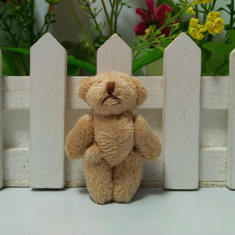 Plush Bear Keychain Soft Toy | PP Cotton Fill, Clip Attachment | Cute Bag Charm Gift for Birthdays and Christmas 5