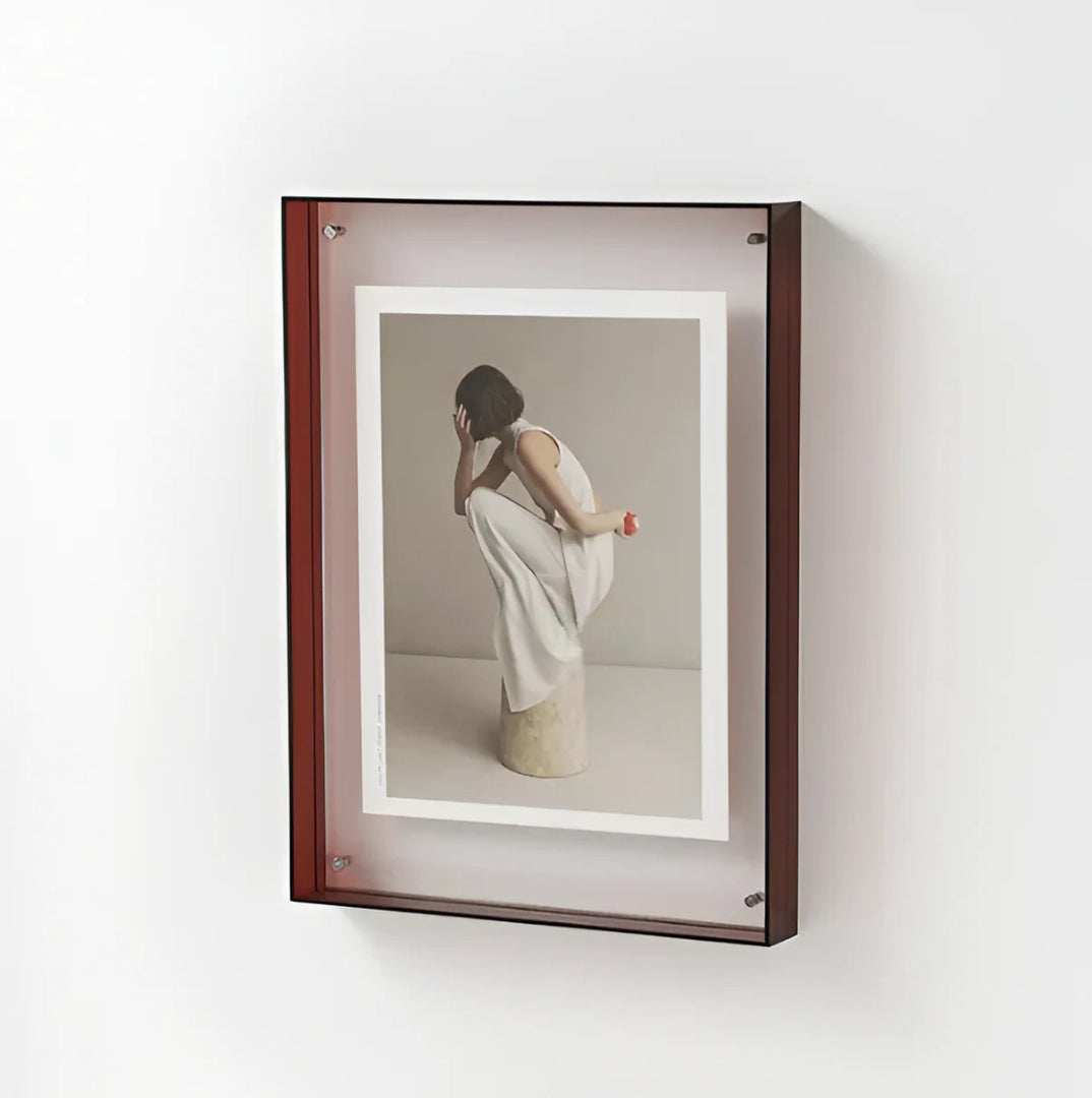 Acrylic Photo Frame | Colourful Transparent Desk Display