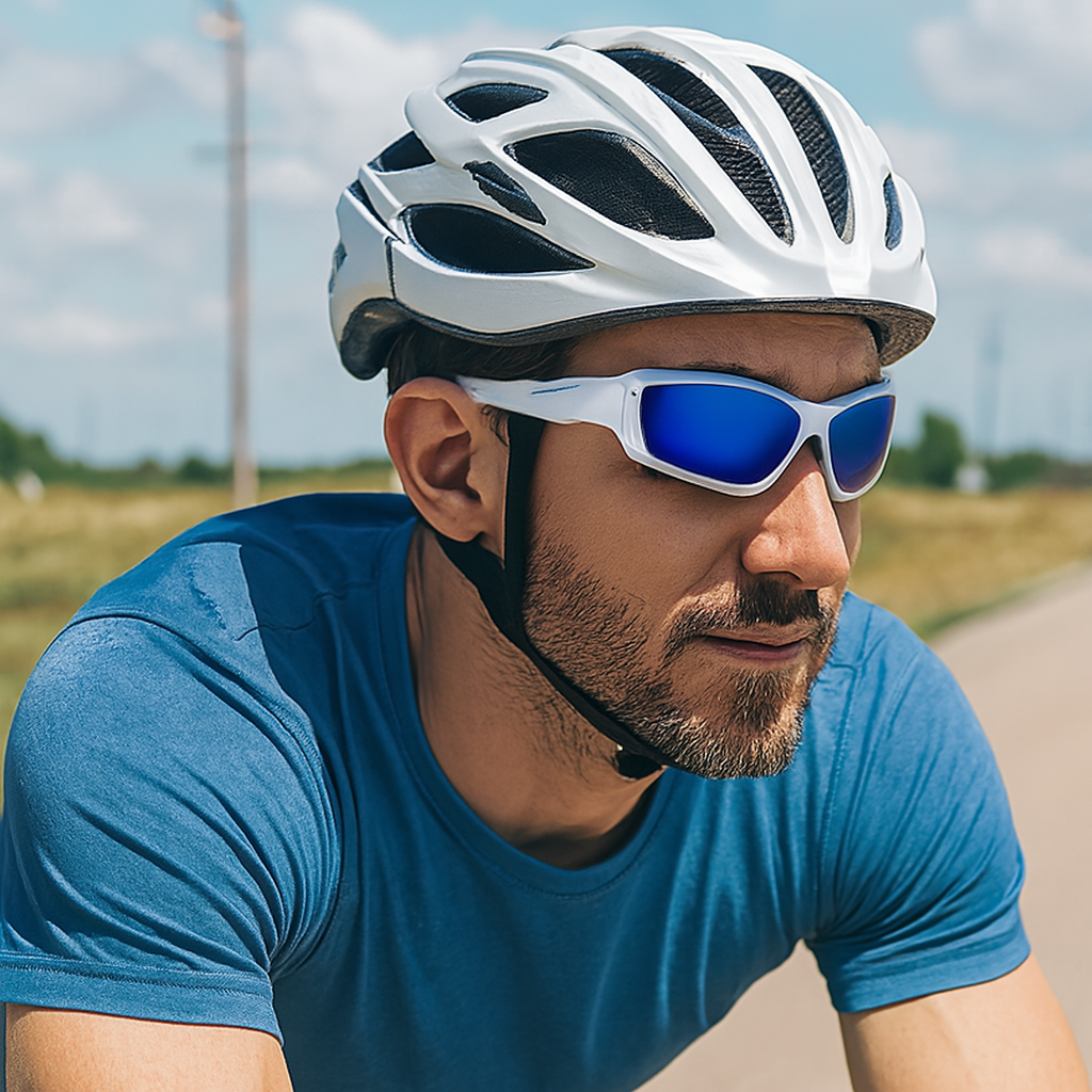 ActiveVision | UV400 Polarized Running Sunglasses - Lightweight Wraparound Design