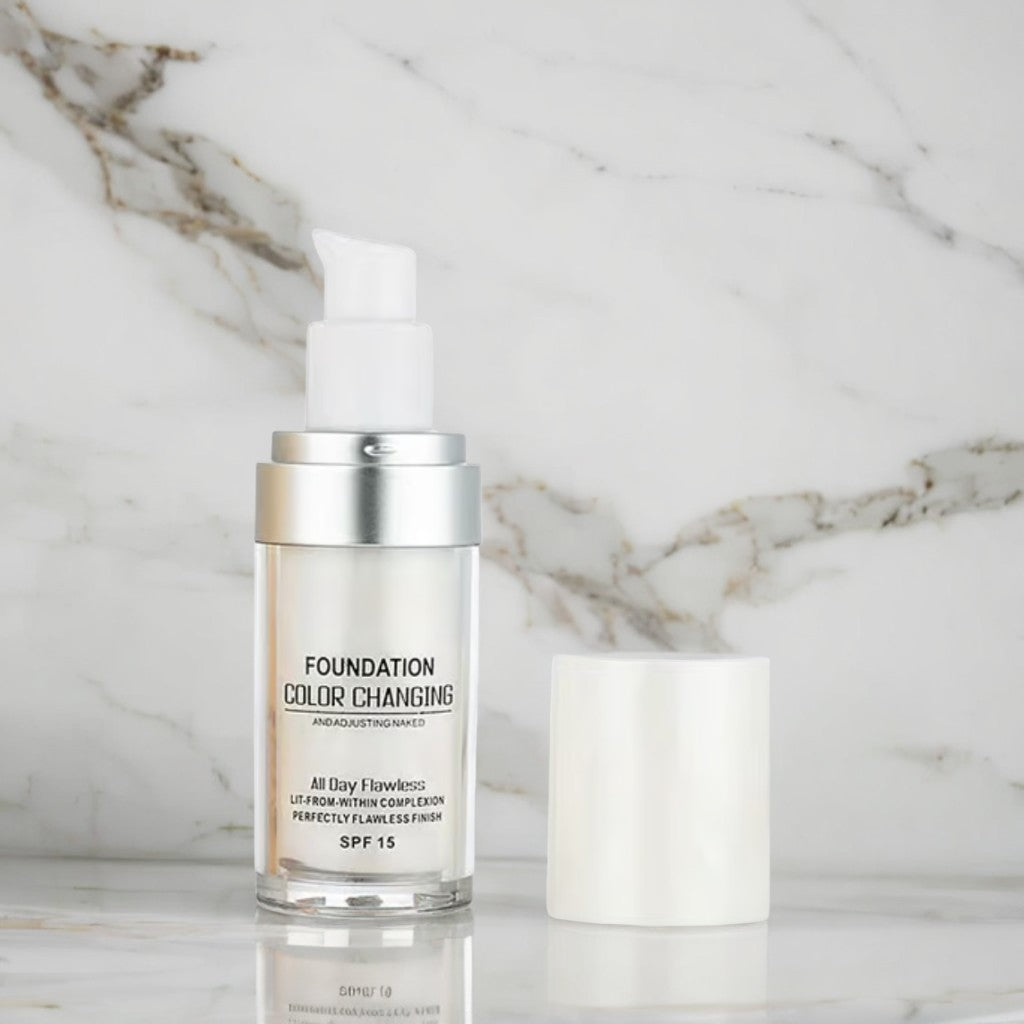 Adaptive Shade Foundation All Skin Tones | Hydrating Anti-Ageing Formula | Natural Full-Coverage Finish All Day