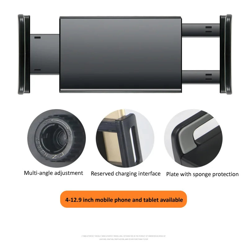 Adjustable Tablet Stand Aluminium Alloy | 360° Rotating Arm & Dual-Purpose Base | Bed and Desk Tablet Phone Holder