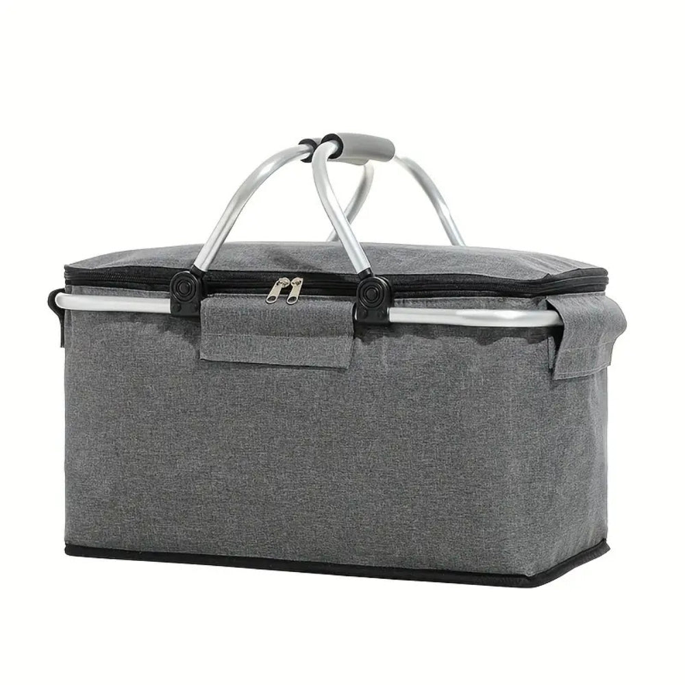 AdventureGear | Collapsible Picnic Basket – 18L Leakproof Design