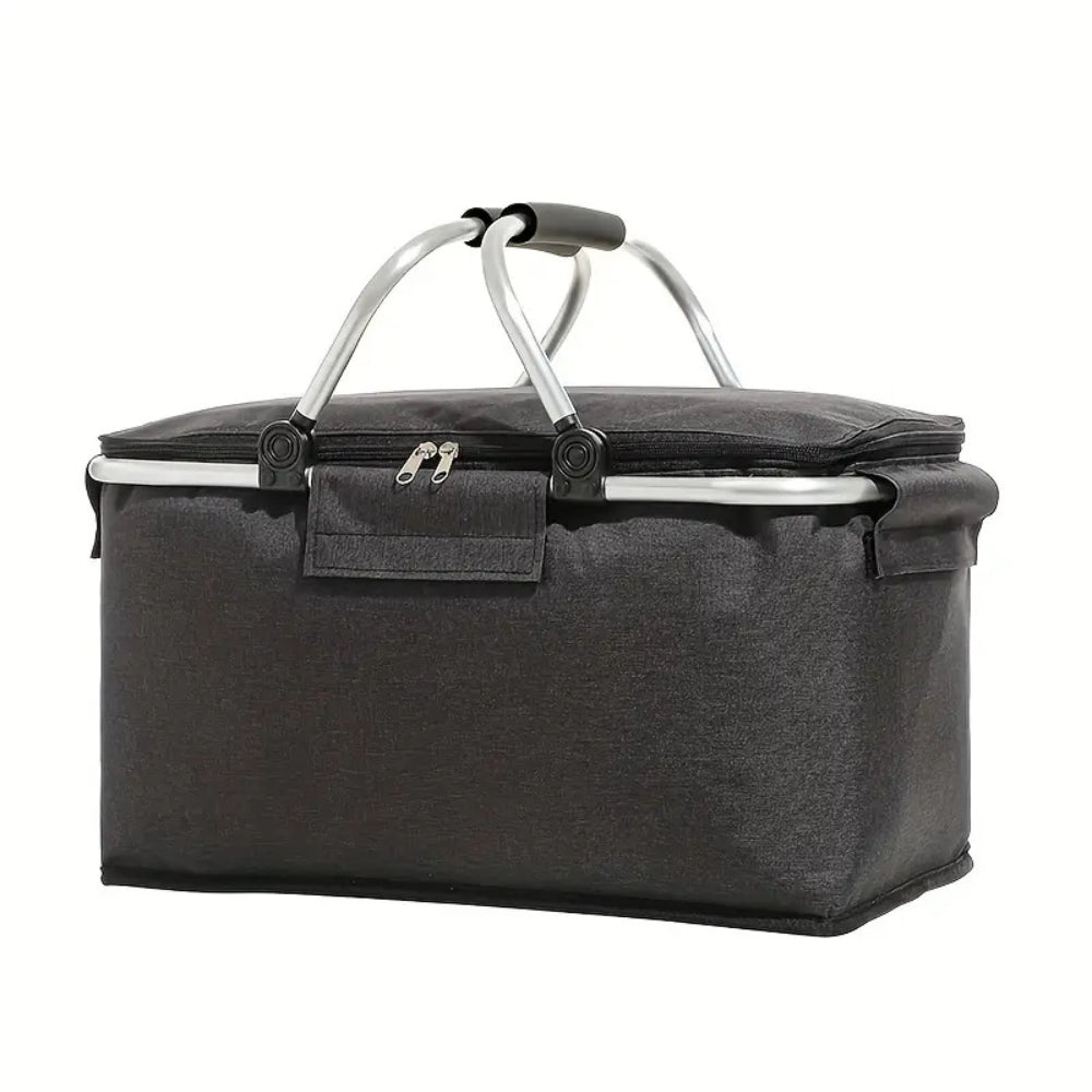 AdventureGear | Collapsible Picnic Basket – 18L Leakproof Design