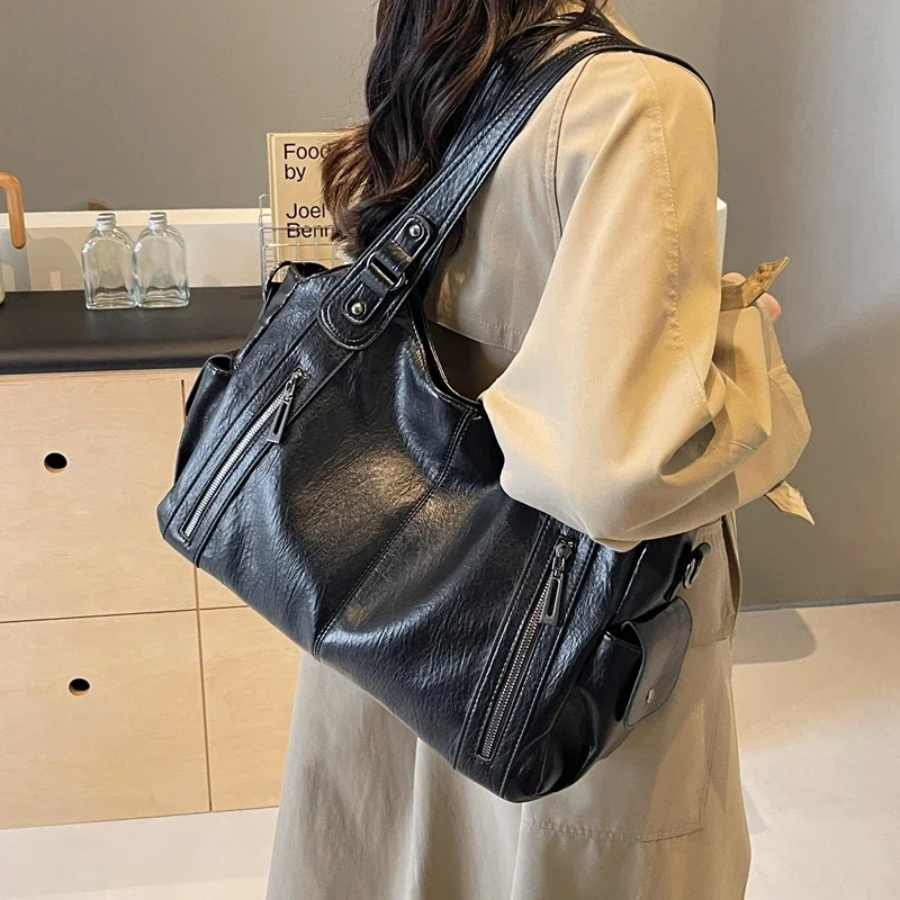 Alma | Shoulder Bag for Women - Multi-Compartment Design in PU Leather