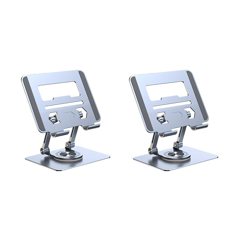 Aluminium Tablet Stand | 360° Rotating & Foldable Design | Adjustable Height for Tablets and Phones up to 12.9 Inches