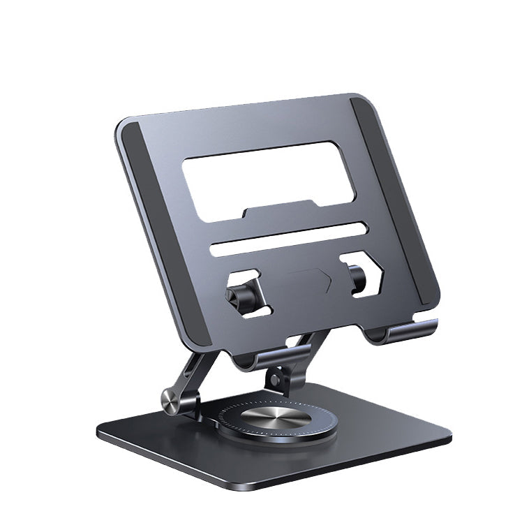 Aluminium Tablet Stand | 360° Rotating & Foldable Design | Adjustable Height for Tablets and Phones up to 12.9 Inches