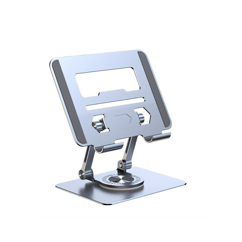 Aluminium Tablet Stand | 360° Rotating & Foldable Design | Adjustable Height for Tablets and Phones up to 12.9 Inches