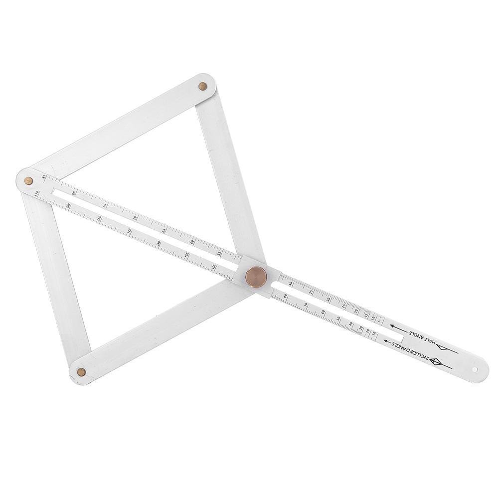 Angle Finder Ruler Aluminium | Measures 10-170 Degrees, Locks Instantly | Accurate Mitre Cuts for Wood, Tile, Stone