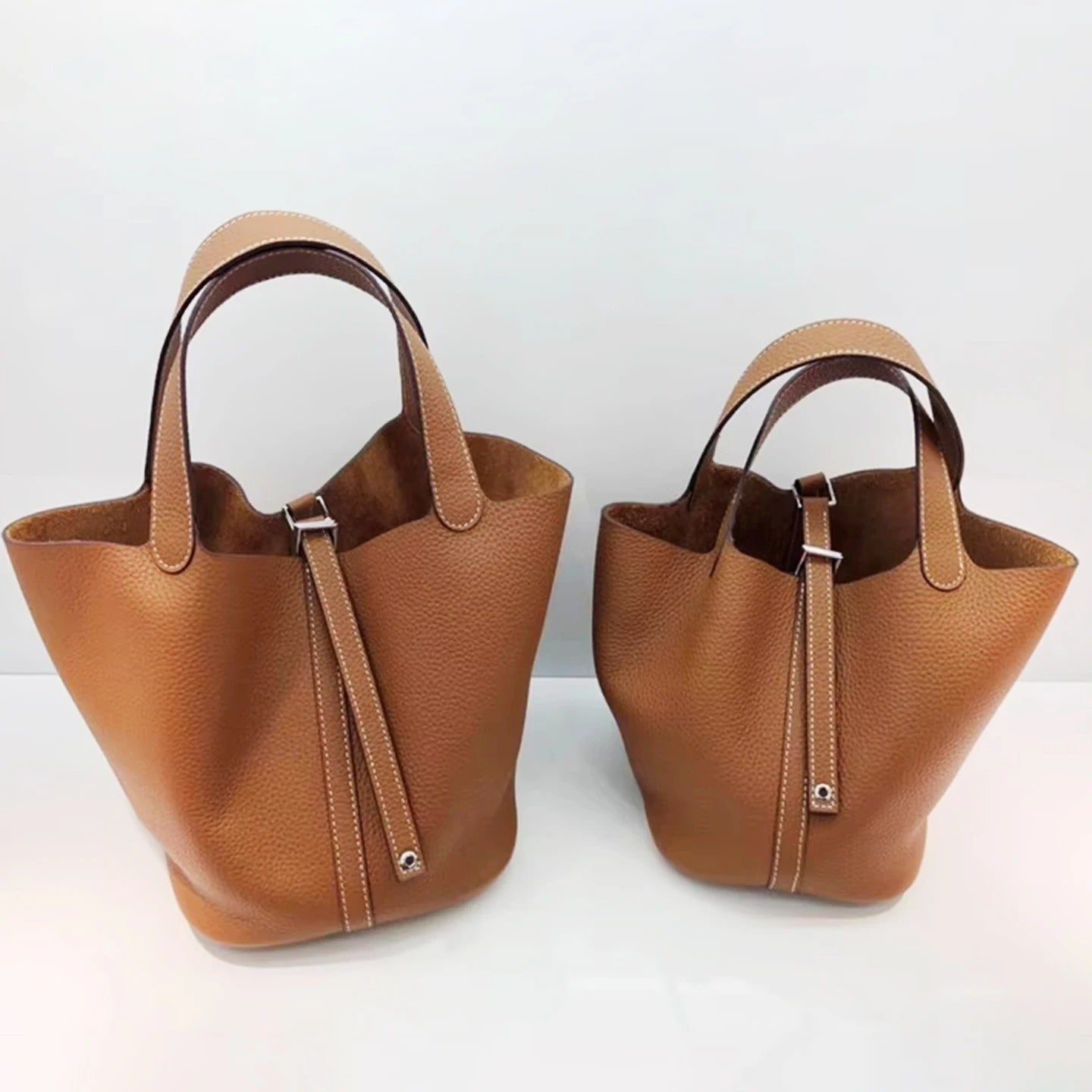 Ann | Faux Leather Tote Bag – Medium Size With Structured Design