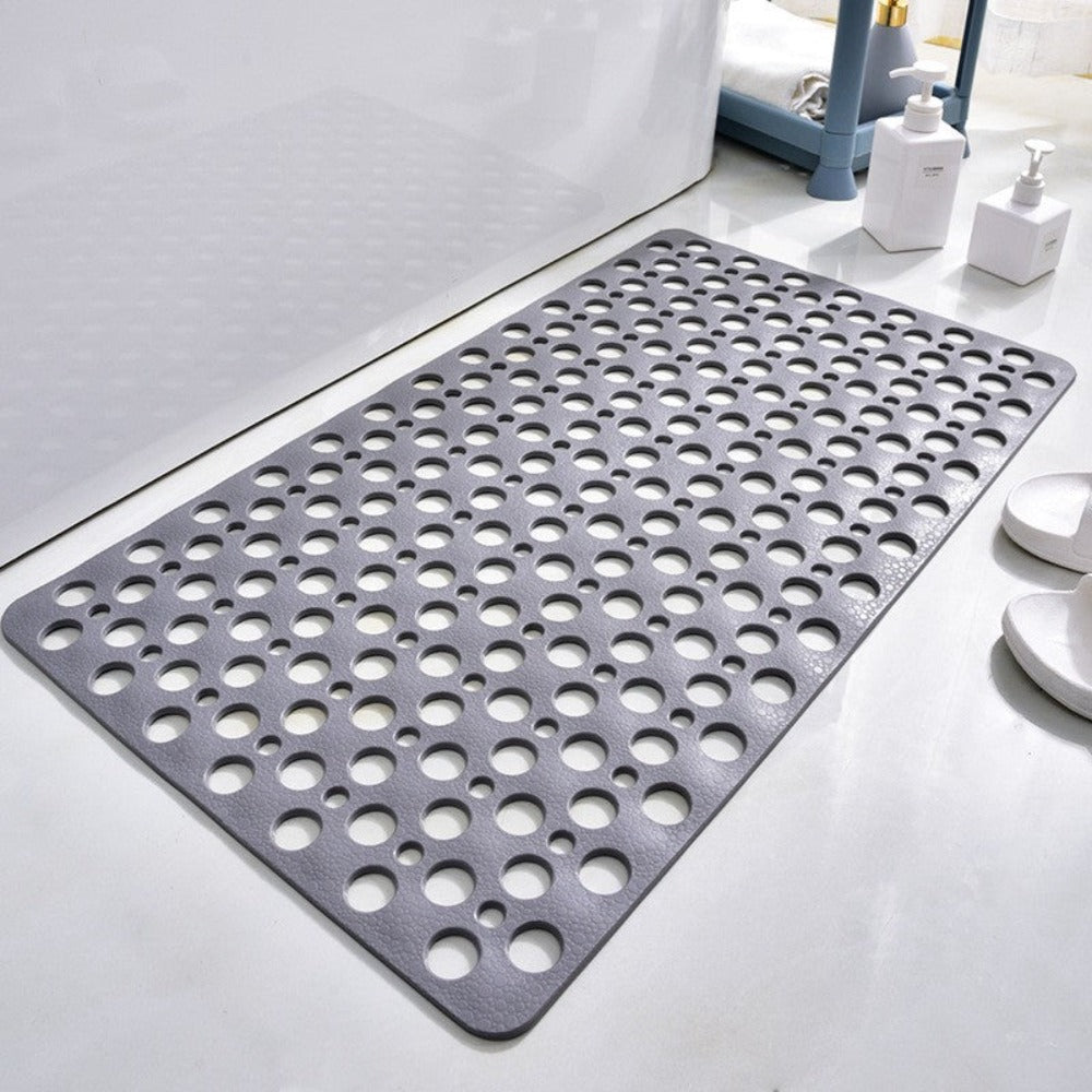 Anti-Slip Shower Mat PVC | Suction Cup Backing & Drainage Holes | Reduces Slipping, Supports Safer Showers, 6 Colours