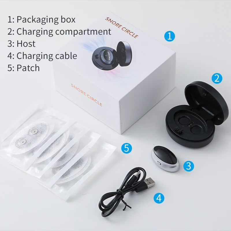 Anti Snoring Device – Dual Pulse Muscle Stimulator | Sleep Aid for Solve Snoring Support 2