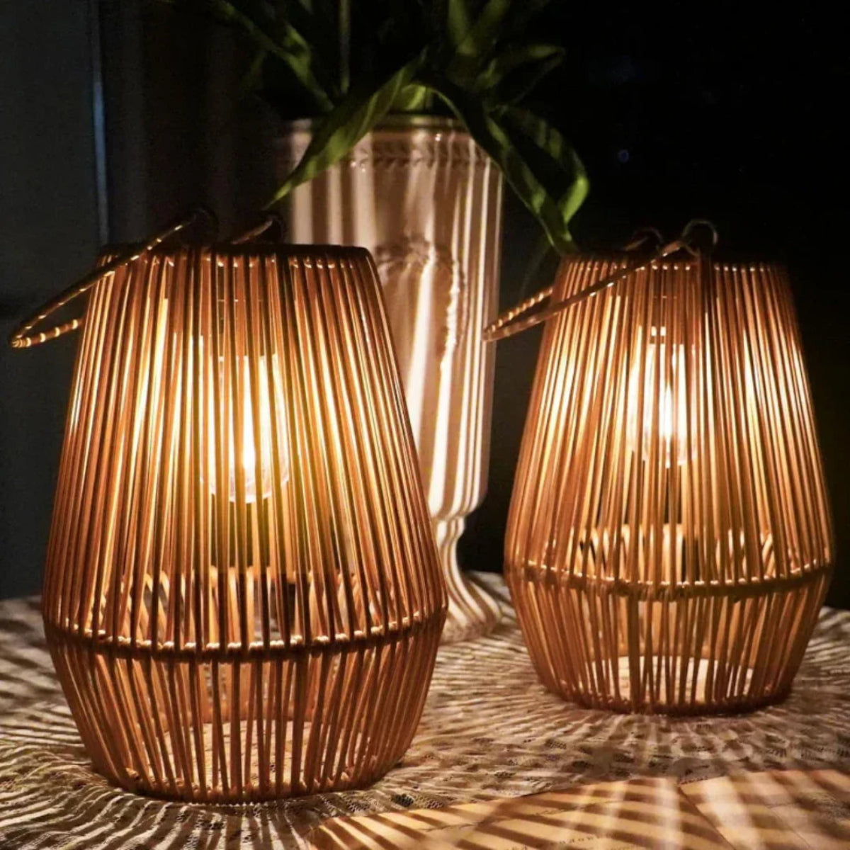 ArtisanGlow | Solar Garden Lantern – Handmade Waterproof Design