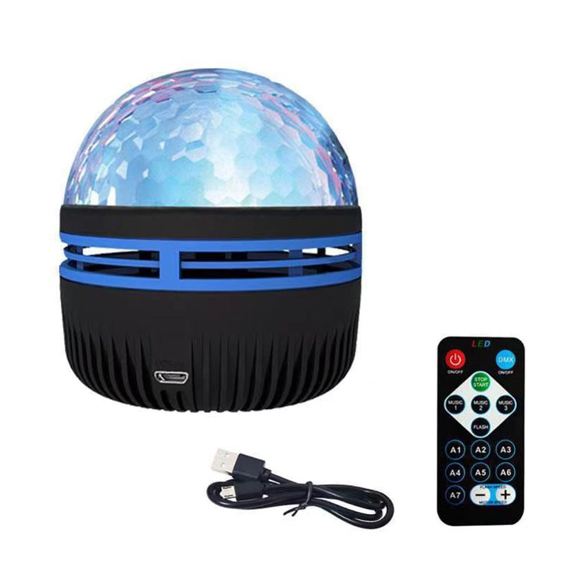 Aurora Ocean Wave Light Projector | 14 Colour Sound-Activated Modes | Remote-Controlled Dual Projection Display