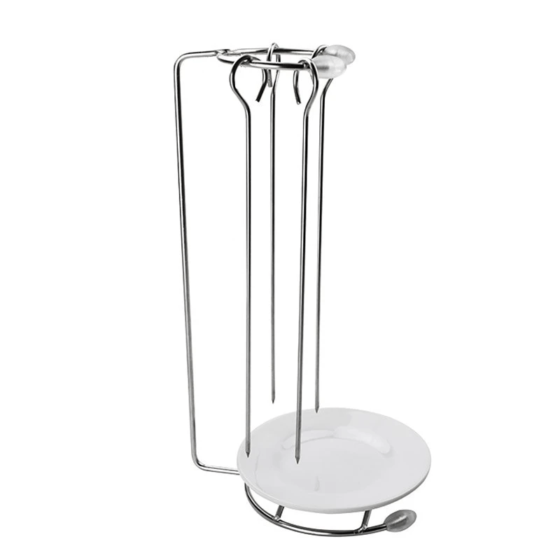 BBQ Skewers | Hanging Arm Stand, Dipping Pot Well Base