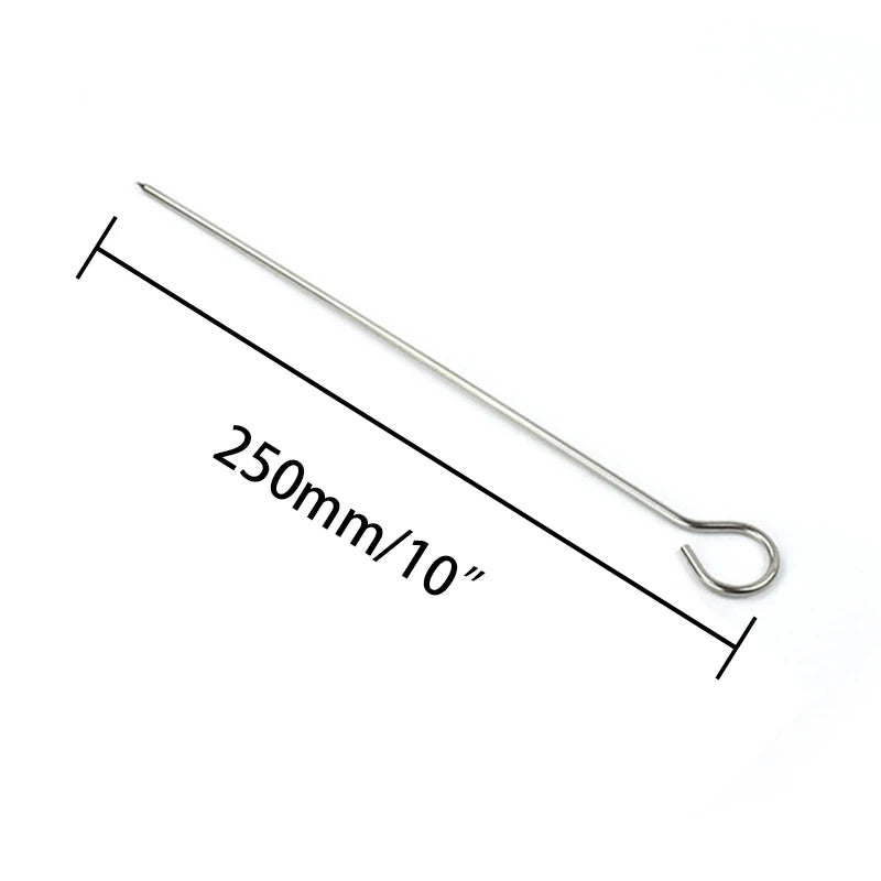 BBQ Skewers | Hanging Arm Stand, Dipping Pot Well Base