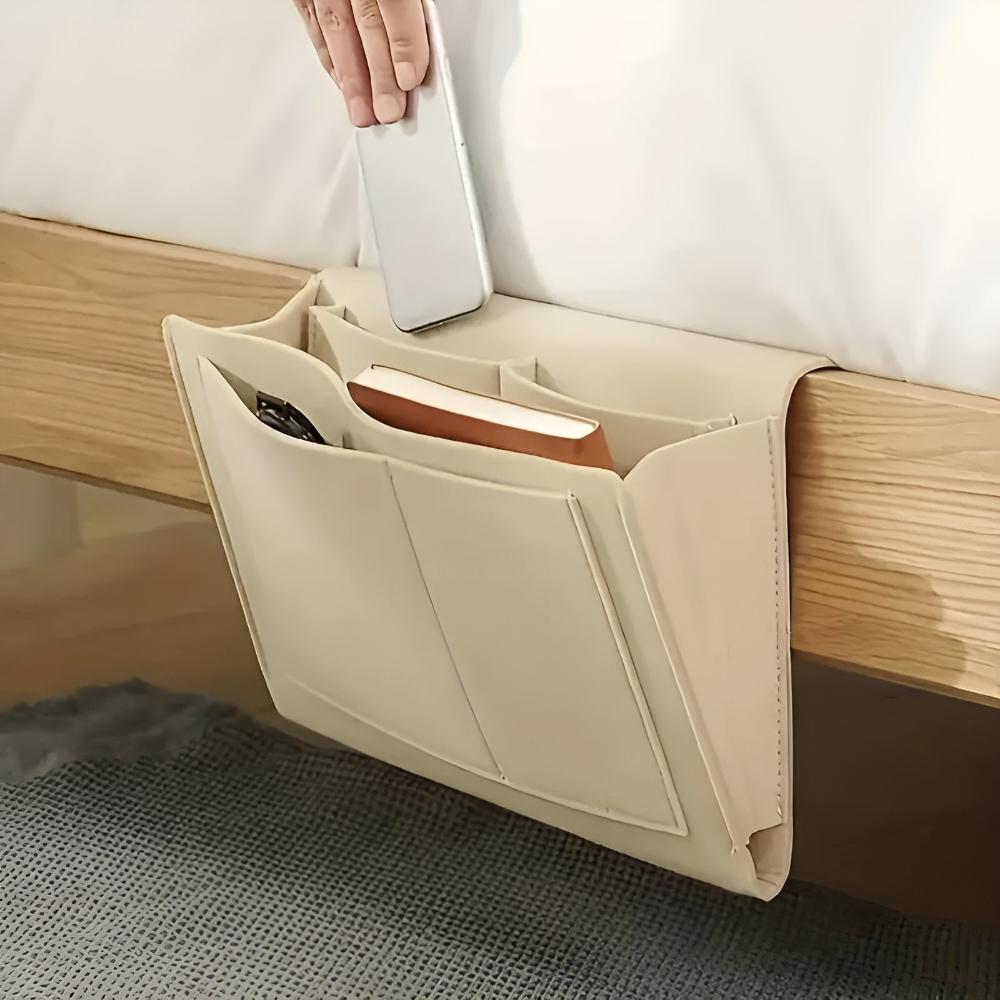 BED HUT – Felt Organizer with Cable Opening for the Bed 6