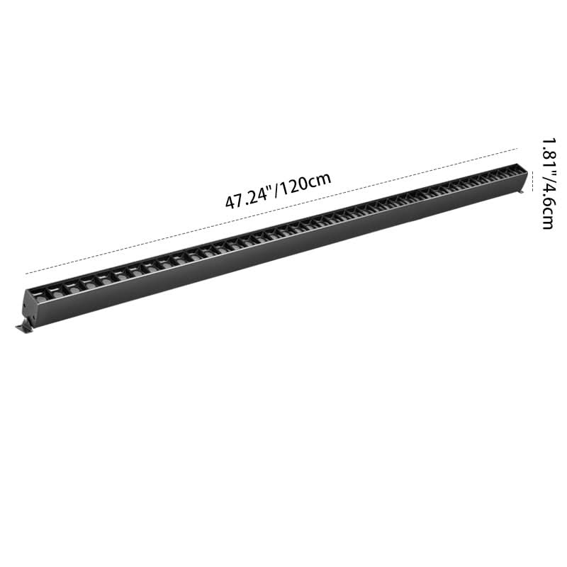 Rotatable Linear LED Flush Mount Ceiling Light | 90° Adjustable Wall Washer | Home Office and Living Room Lighting 8
