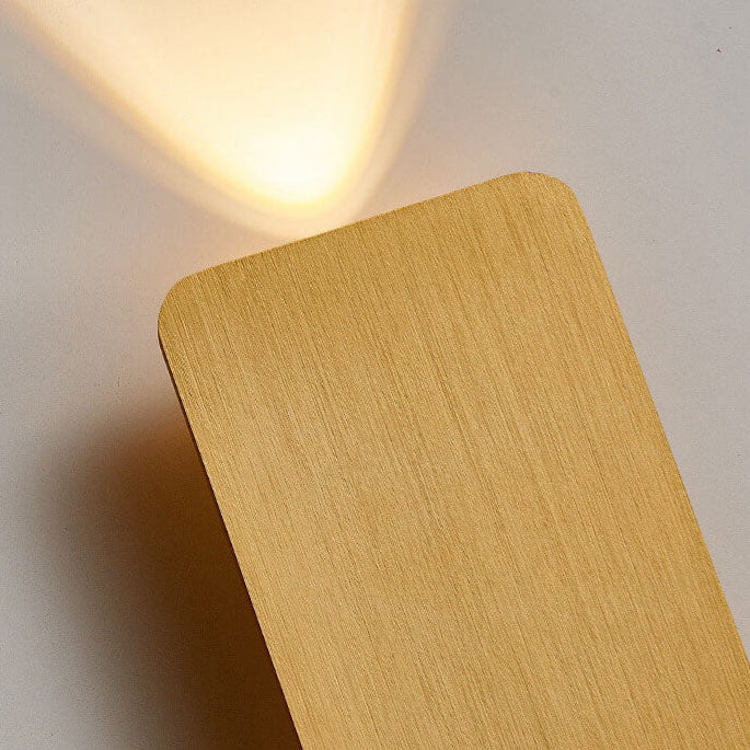 Nordic Minimalist Glass Rectangular LED Wall Sconce Light 2-light Lasson Living