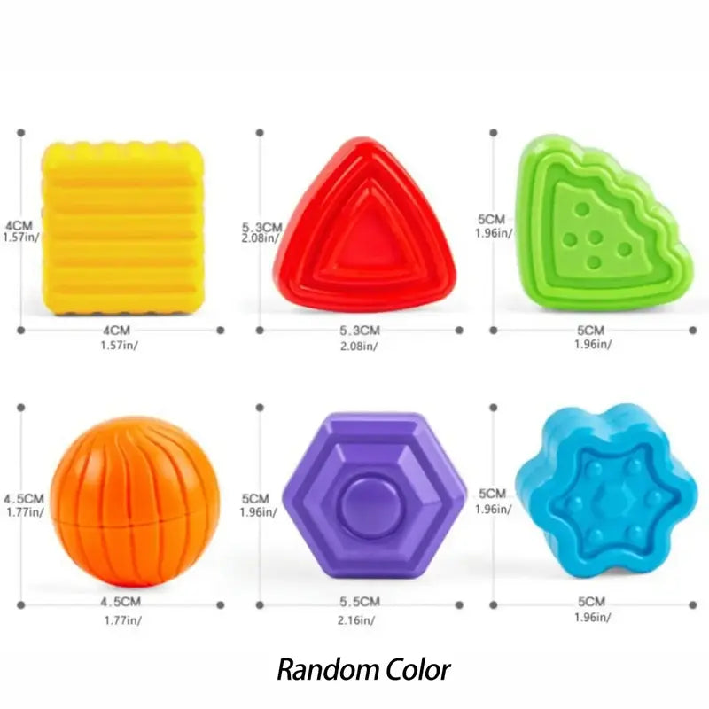 Baby Sensory Shape Sorter Cube | Montessori-Inspired Stacking Toy