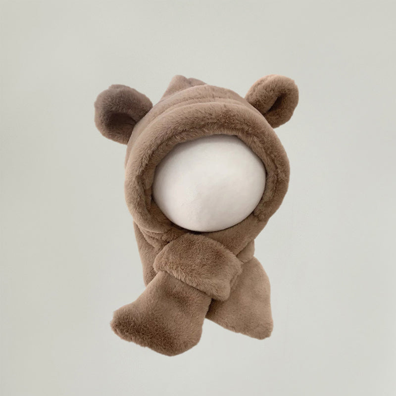 Baby Warm Hooded Hat | Cosy 2-in-1 Hood & Scarf Design