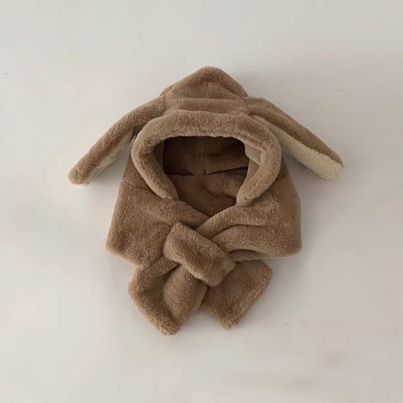 Baby Warm Hooded Hat | Cosy 2-in-1 Hood & Scarf Design