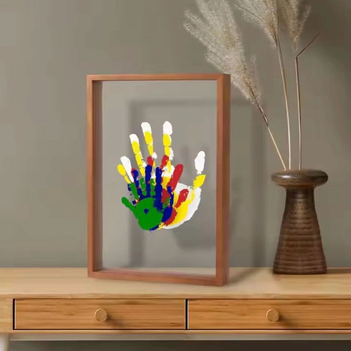 Baby Memory Frame - Preserve Tiny Handprints & Footprints Forever 0
