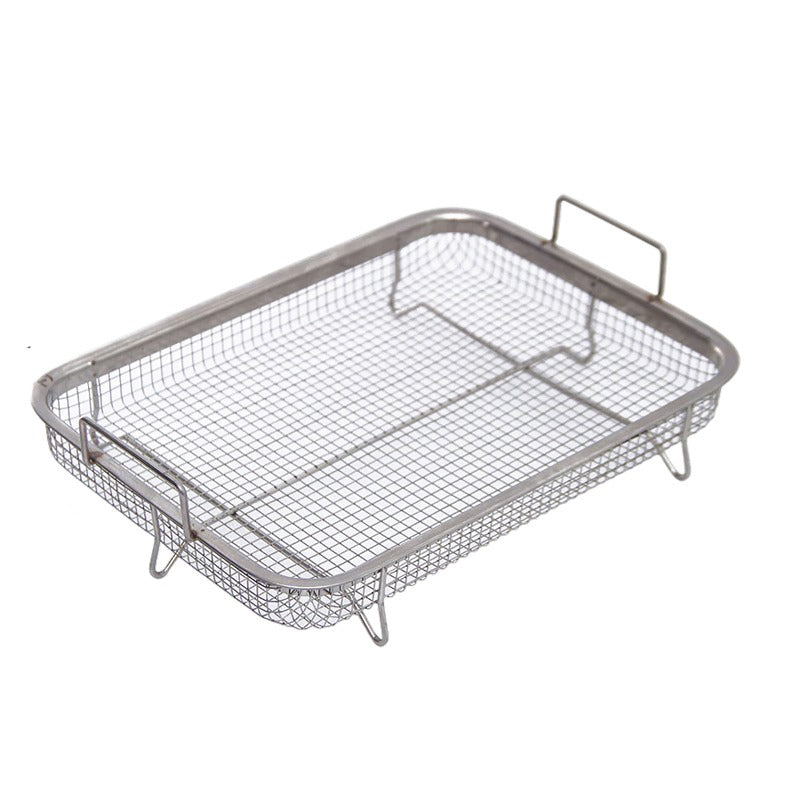 Baking Tray | Raised Drop-In Mesh Basket, Side Handles