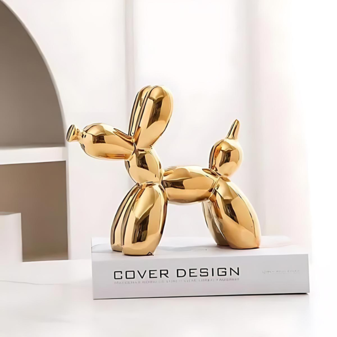 Balloon Dog Sculpture | Mirror Finish, Twisted Segments