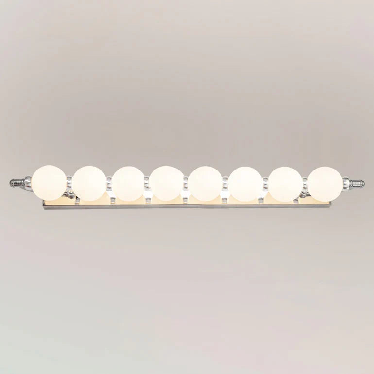 LED Globe Vanity Mirror Light | Hardwired Wall Fixture with 3 Colour Temperatures | Even 360-Degree Illumination for Bathrooms 10
