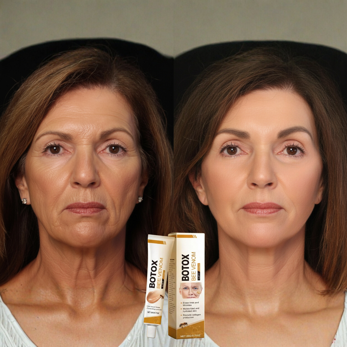 Bee Venom Firming Face Cream | 20 g Jar, Daily Use for All Skin Types | Hydrates, Smooths Fine Lines and Softens Skin