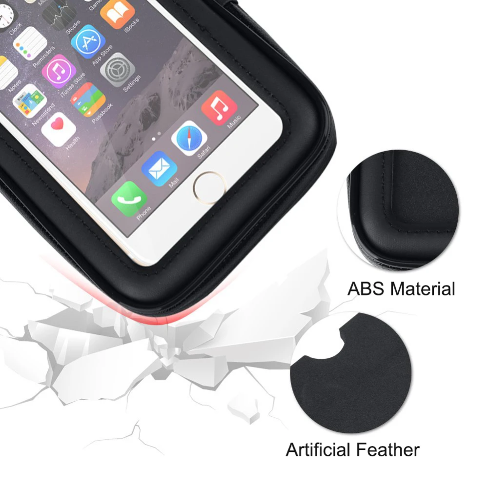Bike Phone Mount Handlebar Holder | Fits 17–30mm Tubes, Phones Up To 6.3 Inch | Waterproof & Secure Grip For Every Ride